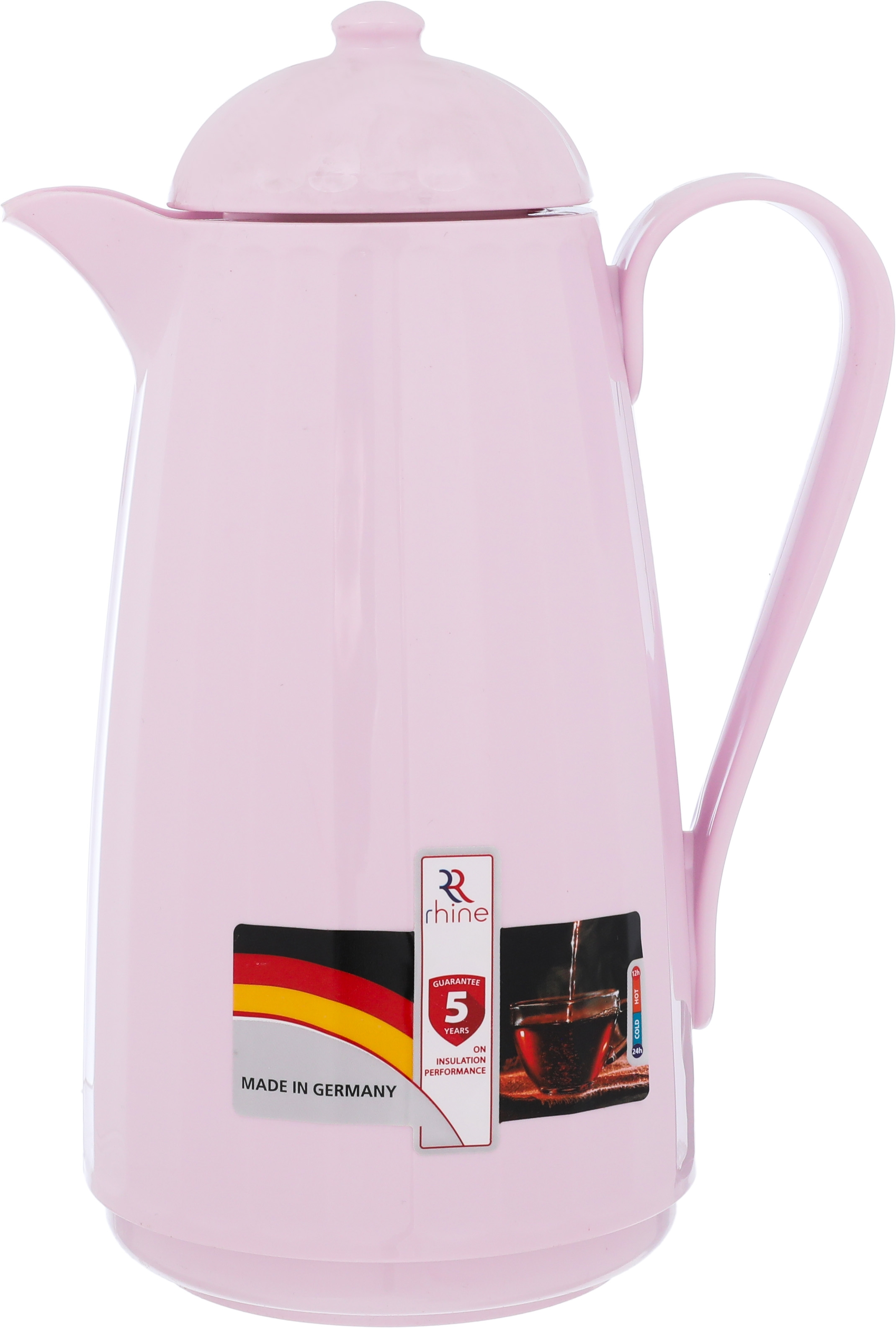 ترمس ماركوتيك الراين، 1 لتر، حافظة داخلية زجاج حراري، هيكل خارجي بلاستيك - بنفسجي product image