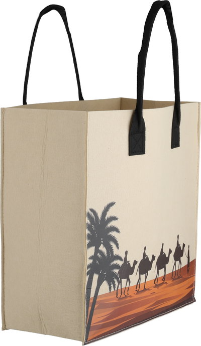 شنطة ترامس بوليسترالسيف غاليري، 32x33 سم، رسمة جمل - متعدد الألوان product image 2