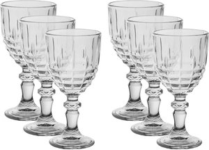 طقم كاسات زجاج ماكس بقاعدة السيف غاليري، 6 قطع - شفاف product image