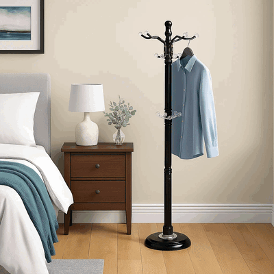 Metal Modern Clothes Hanger, 173 X 46 Cm - Black product image 3