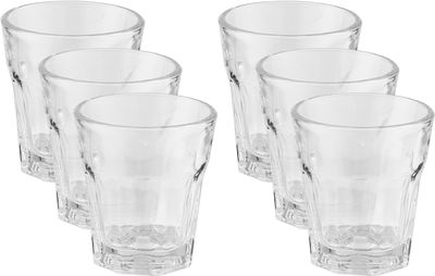 طقم كاسات شاي زجاج اكسلانت هاوس وير، 6 قطع، 40 مل - شفاف product image 1