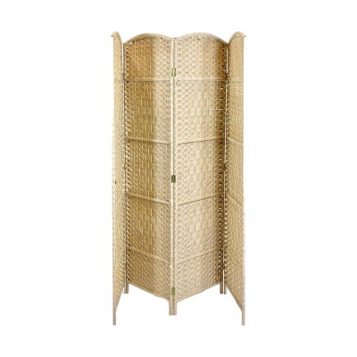 فاصل للغرف خشب الخيزران، 5×200×180 سم، 4 الواح - بيج product image 3