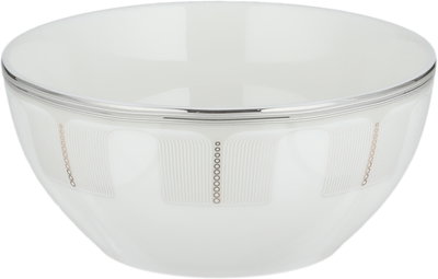 طقم سفرة بورسلان السيف غاليري، 61 قطعة، نقوشات فضي - أبيض product image 7