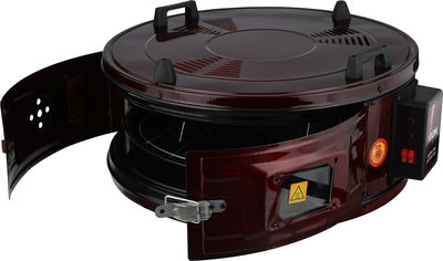 فرن دائري كهربائي كيون، 1200 واط، 37 لتر، 56 سم، KRO/2003 - عنابي product image 6