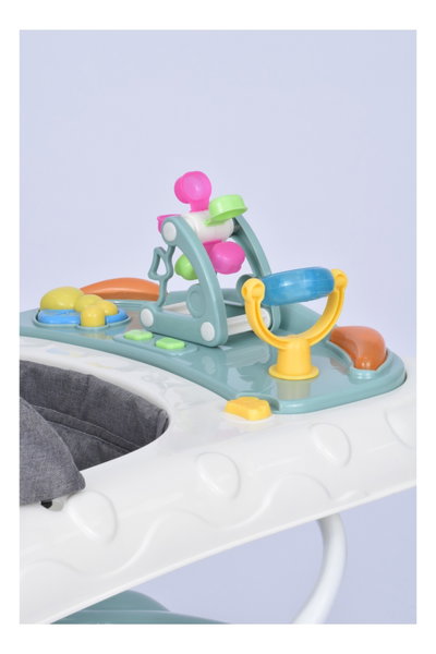 مشاية اطفال فان مومونت، قابلة للتعديل، مزودة بألعاب - اخضر product image 4