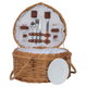 سلة خوص السيف غاليري، شكل قلب - بني product image 1