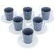 Al Saif Gallery Ceramic Tea Cups Set, 12 Pieces - Grey product image 2