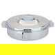 Al Saif Gallery Steel Oval Food Container, 2.5 L, 30 cm, Gilded - Silver product image 2
