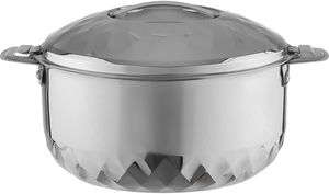 Al Saif Gallery steel container set, (2.5+3.5+5) litres, 3 pieces - silver product image 2