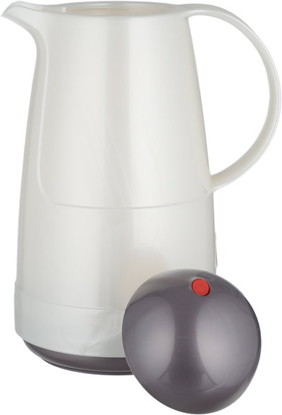 ترمس روتبونت 210، 1 لتر، حافظة داخلية زجاج، هيكل خارجي بلاستيك - أوف وايت رمادي product image 5