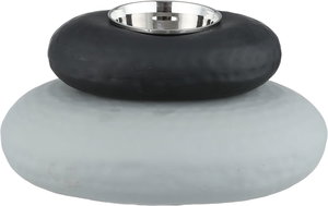 مبخرة ستانلس استيل السيف غاليري، 17.5x13x10 سم، دائري - أسود رمادي product image