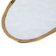 Al Saif Gallery porcelain serving plate, 31x18x2 cm, oval, with golden font - white product image 3