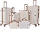 Limra ABS Luggage Set, 6 Sizes, 4 Wheels, 360 Degree Rotating, OT-3013 - Beige Gold product image 1