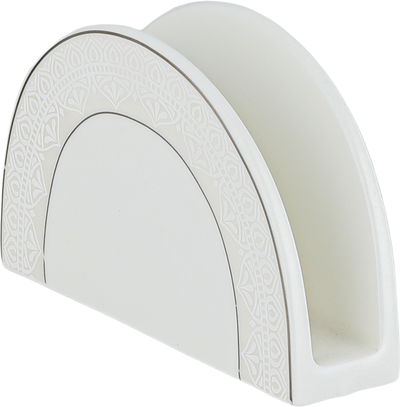 طقم تقديم سفرة بورسلان السيف غاليري، 86 قطعة - أبيض فضي product image 7