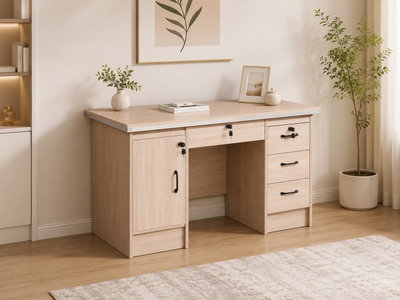 مكتب إداري خشب MDF ،  160×80×75 سم  - خشبي فاتح product image 3