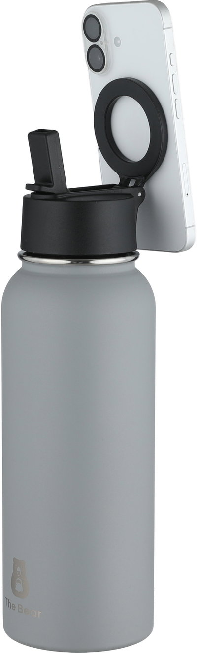 The Bear Stainless Steel Insulated Mug, 1.2 Liters - Grey product image 4