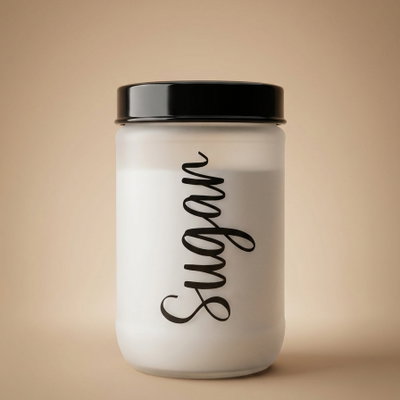 علبة زجاج هيرفين، 660 مل، 9×14 سم - ابيض اسود product image 5