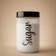 علبة زجاج هيرفين، 660 مل، 9×14 سم - ابيض اسود product image 5