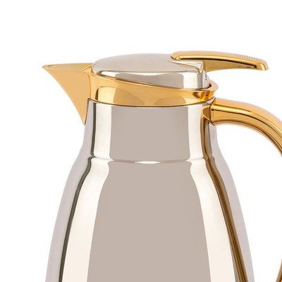 طقم ترامس ريفال السيف غاليري، 1.9/1.3 لتر، 2 قطعة، حافظة داخلية زجاج حراري، هيكل خارجي ستاينلس استيل - نيكل ذهبي product image 4
