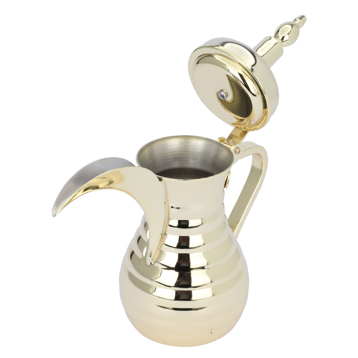 Al Saif Gallery Tuwaiq Steel Dallah, 48 cm - Gold product image 3