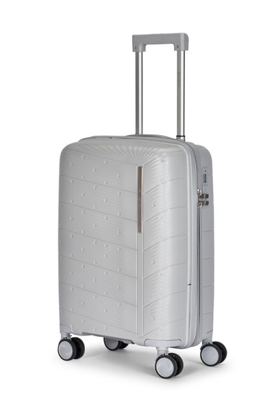 طقم شنط سفر بولي بروبيلين ليمرا، 4 مقاسات، 4 عجلات، بزاوية 360 درجة، LMA-PP504 - فضي product image 3