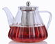 Al Saif Gallery Thermal Glass Teapot, 1.1 Liter, with Filter - Transparent product image 1