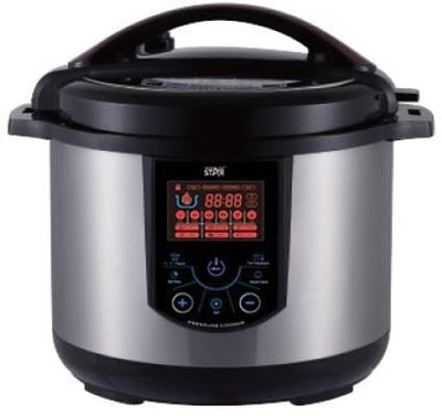 قدر ضغط كهربائي ويننج ستار، 10 لتر، 1350 واط، 14 وظيفة، ST-9336 - فضي اسود product image 13