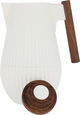 Al Saif Gallery Layar thermos, 1 liter, wooden handle, squeezer, thermal glass inner container, plastic outer shell - light beige product image 3