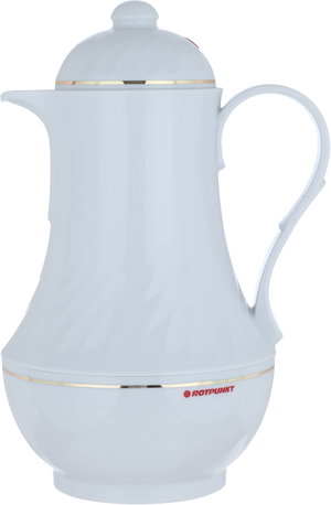 Rotpont thermos, 1 liter, glass inner container, plastic outer shell - white product image 2
