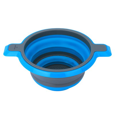 Al Saif Gallery Silicone Strainer Set, 2 Pieces, with Plastic Edges - Blue product image 4