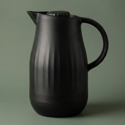 ترمس ايفا تايمليس، 1 لتر، الخامة الداخلية زجاج - اسود product image 1