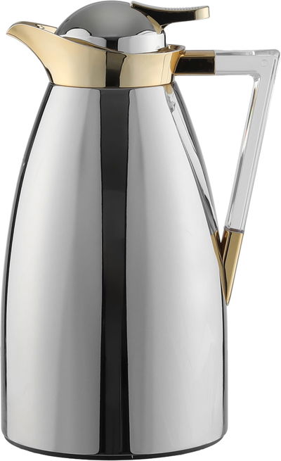 طقم ترامس زجاج حراري السيف غاليري، قطعتين، 1 /1 لتر - فضي product image 7