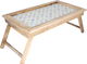 Al Saif Gallery wooden serving tofir, 20x12x10 cm, rectangle, legs - colored product image 1