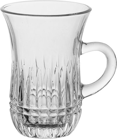 طقم بيالات شاي زجاج ماكس جلاس، 230 مل، 6 قطع - شفاف product image 2