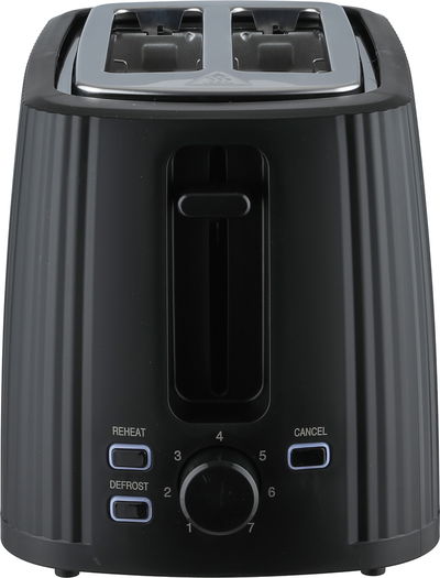 توستر استيل إديسون، 930 واط، شريحتين، ST-256 - اسود product image 4