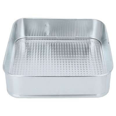 Al Saif Gallery Aluminum Cake Pans Set, 25 x 25 / 23 x 23 / 26 cm, 3 Pieces - Silver product image 3