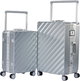 Limra LMA-1902 Polycarbonate Luggage Set, 2 Sizes, 4 Wheels - Silver product image 1