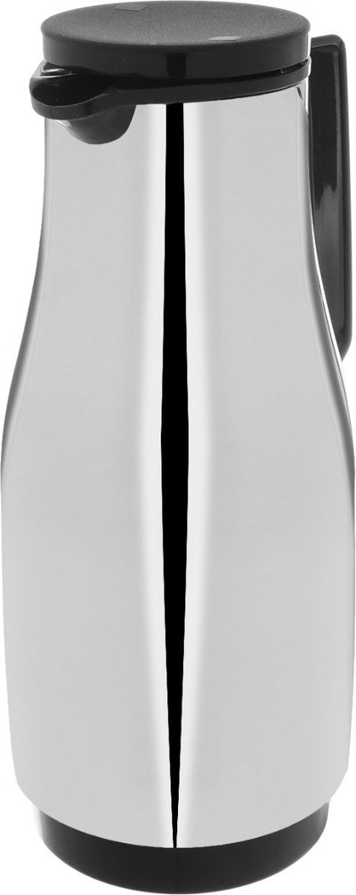 Helios thermos, 1.5 liters, glass inner container, plastic outer shell - silver brown product image 3