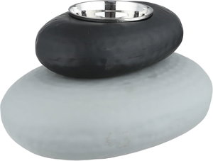 مبخرة ستانلس استيل السيف غاليري، 17.5x13x10 سم، دائري - أسود رمادي product image 2