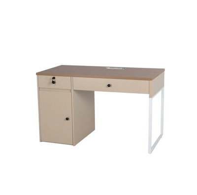 مكتب مودرن خشب MDF، 60×120×75 سم - بيج product image 3