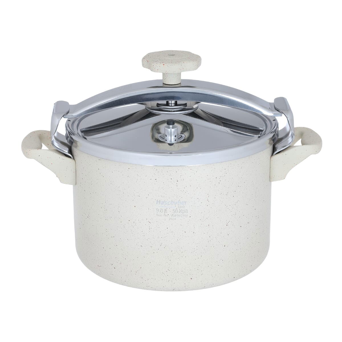 Hashfire Granite Pressure Cooker, 9 Liter - Cream product image 2