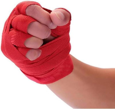 Kangaroo 11151515510 fabric wristband, 5 meters, stretchable - Red product image 4