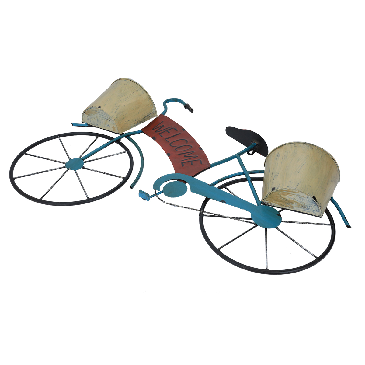 Rwad Alailah Iron Bike Shape Masterpiece, 70X48 Cm - Multicolor product image 2