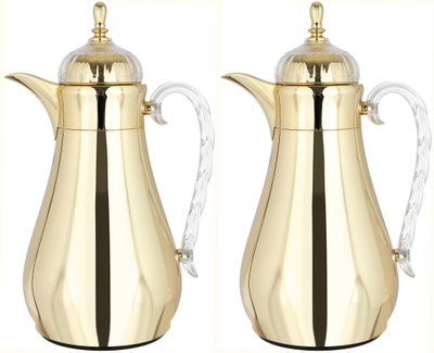 Al Saif Gallery Al Hanouf Thermos Set, 3 Pieces - Gold product image 2