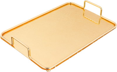 طوفرية استيل بيد السيف غاليري، 40×28×2.5 سم، مستطيل، منقوش - ذهبي product image 2