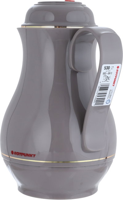 Rotpont Thermos, 500 ml, plastic outer shell, glass inner shell, plastic outer shell - gray product image 3