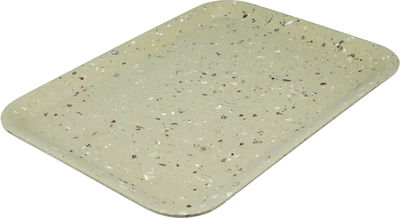 صينية تقديم ميلامين السيف غاليري، 1.85×32.3×43.5 سم، مستطيلة - أخضر رخامي product image 1