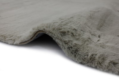 سجاده مارشميلو شكل مستطيل، 0.80×1.20 سم، صنع آلياً - رمادي فاتح product image 4