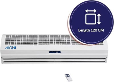 ستارة هوائية ارو، 210 واط، 120 سرعة، 13 سرعة، ريموت كنترول، RO-120CARC - ابيض product image 3
