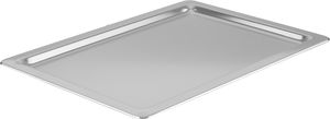 Al Saif Gallery stainless steel serving dish, 38x27x10 cm, acrylic lid, rectangular - transparent silver product image 2